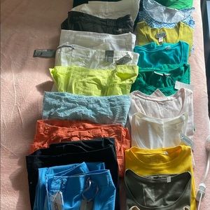 Chico’s variety of tops and bottoms